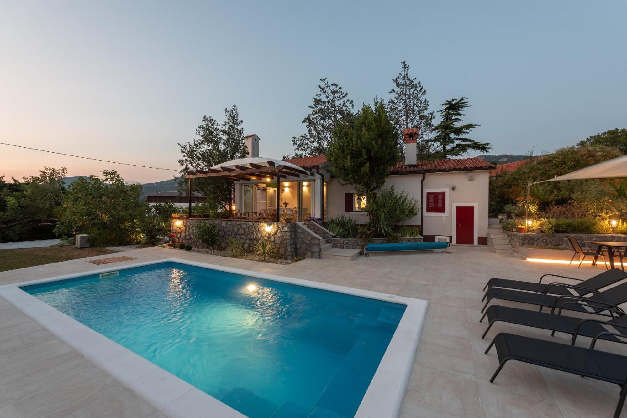 Garden Villa Hreljin Экстерьер фото