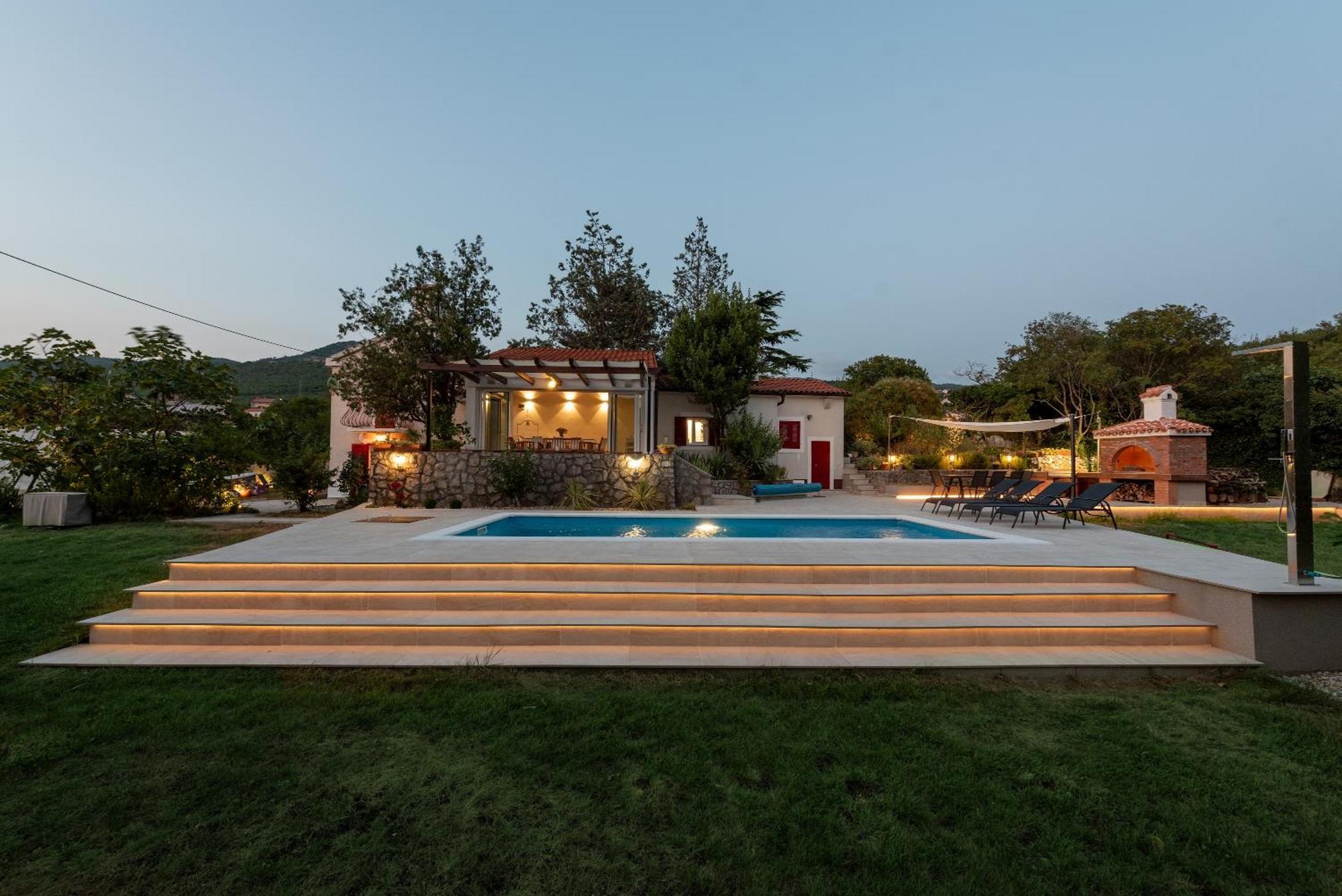 Garden Villa Hreljin Экстерьер фото