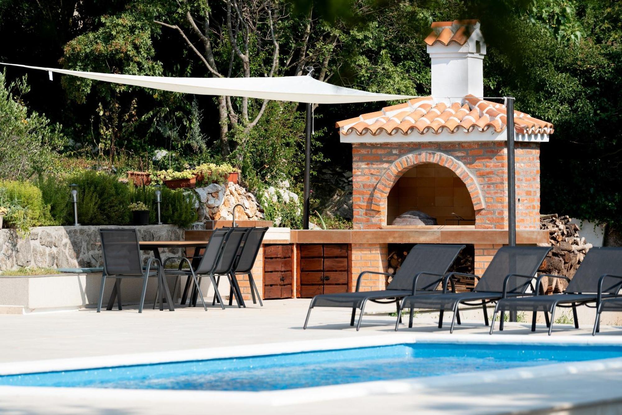 Garden Villa Hreljin Экстерьер фото