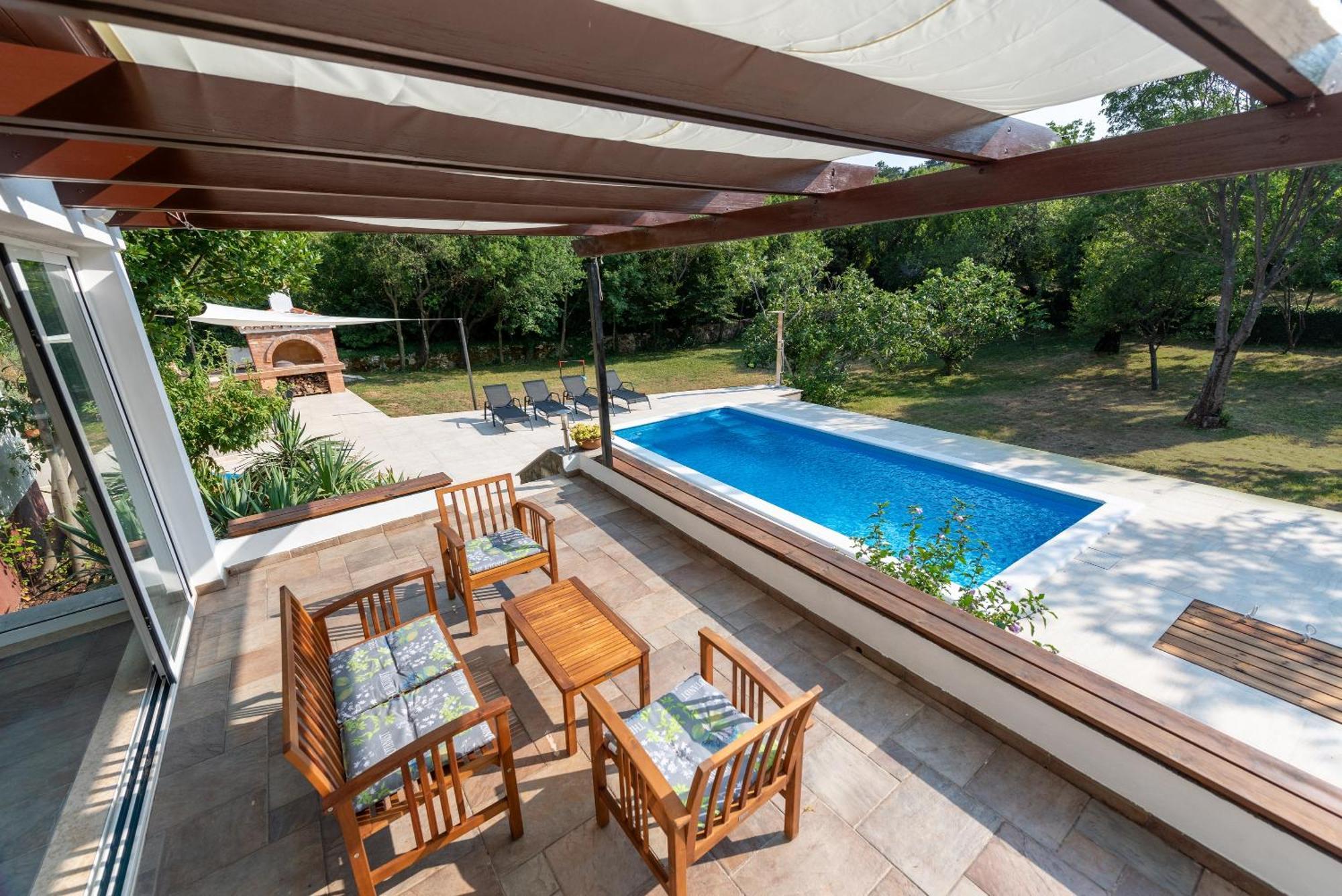 Garden Villa Hreljin Экстерьер фото
